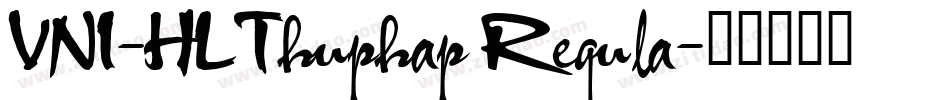 VNI-HLThuphap Regula字体转换